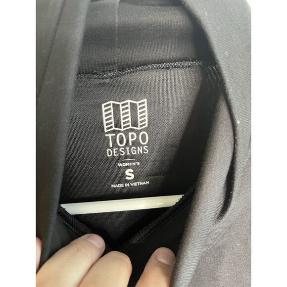 Topo Designs Tech Turtle Neck Womens S Crew Outdoor Hiking Gorpcore - Picture 4 of 8